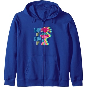 image:imageTrolls  Show Up Glow Up Zip HoodieRoyal Blue