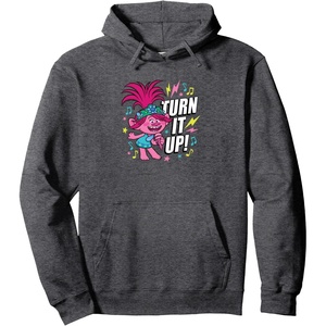 image:imageTrolls  Turn It Up Pullover HoodieDark Heather Grey