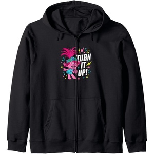 image:imageTrolls  Turn It Up Zip HoodieBlack