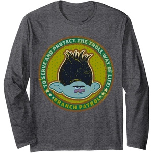 image:imageTrolls Branch Patrol Long Sleeve TShirtDark Heather Grey