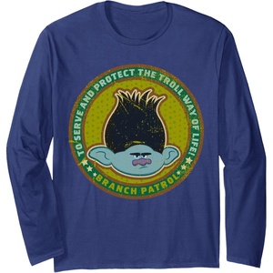image:imageTrolls Branch Patrol Long Sleeve TShirtNavy Blue
