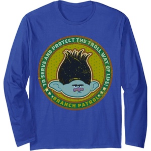image:imageTrolls Branch Patrol Long Sleeve TShirtRoyal Blue