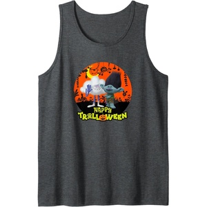 image:imageTrolls Happy Trolloween Tank TopDark Heather Grey