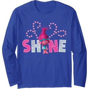 image:imageTrolls Poppy Shine Long Sleeve TShirtRoyal Blue