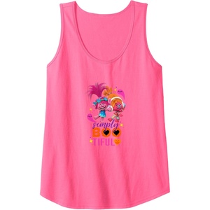 image:imageTrolls Simply Bootiful Tank TopNeon Pink
