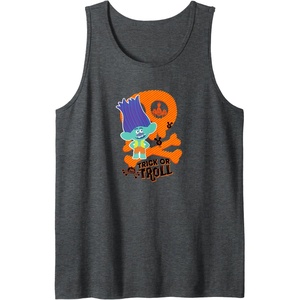 image:imageTrolls Trick Or Troll Tank TopDark Heather Grey