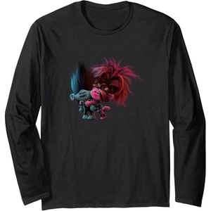 image:imageTrolls World Tour  Branch amp Poppy Long Sleeve TShirtBlack