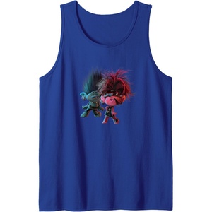 image:imageTrolls World Tour  Branch amp Poppy Pose Tank TopRoyal Blue
