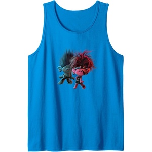 image:imageTrolls World Tour  Branch amp Poppy Pose Tank TopSapphire Blue