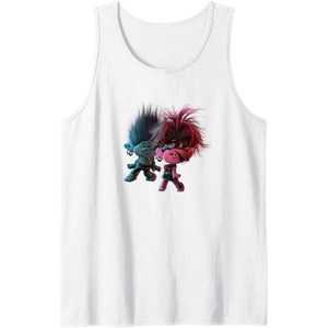 image:imageTrolls World Tour  Branch amp Poppy Pose Tank TopWhite