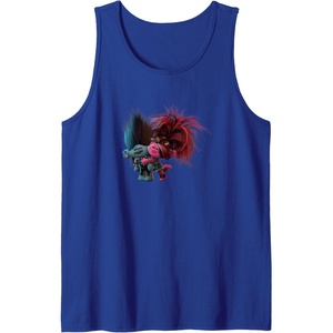 image:imageTrolls World Tour  Branch amp Poppy Tank TopRoyal Blue