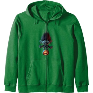 image:imageTrolls World Tour  Branch and Pumpkin Zip HoodieDark Green