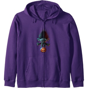 image:imageTrolls World Tour  Branch and Pumpkin Zip HoodiePurple