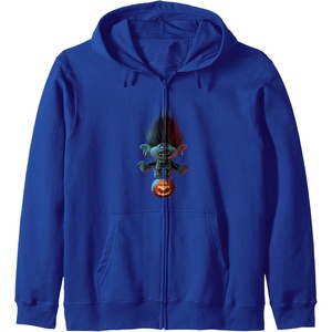 image:imageTrolls World Tour  Branch and Pumpkin Zip HoodieRoyal Blue