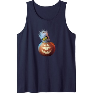image:imageTrolls World Tour  Diamond in Pumpkin Tank TopNavy Blue