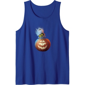 image:imageTrolls World Tour  Diamond in Pumpkin Tank TopRoyal Blue