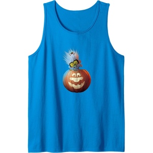 image:imageTrolls World Tour  Diamond in Pumpkin Tank TopSapphire Blue