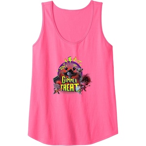 image:imageTrolls World Tour  Gimme A Treat Tank TopNeon Pink