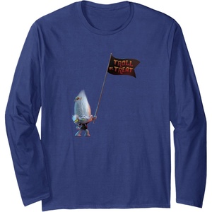 image:imageTrolls World Tour  Guy Diamond Tiny Diamond Long Sleeve TShirtNavy Blue