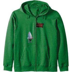image:imageTrolls World Tour  Guy Diamond Tiny Diamond Zip HoodieDark Green