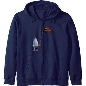 image:imageTrolls World Tour  Guy Diamond Tiny Diamond Zip HoodieNavy Blue