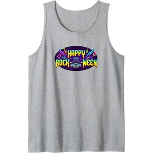 image:imageTrolls World Tour  Happy Rock O Ween Tank TopHeather Grey