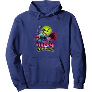 image:imageTrolls World Tour  Happy Trolloween Pullover HoodieNavy Blue