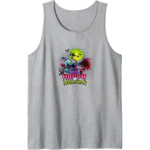 image:imageTrolls World Tour  Happy Trolloween Tank TopHeather Grey