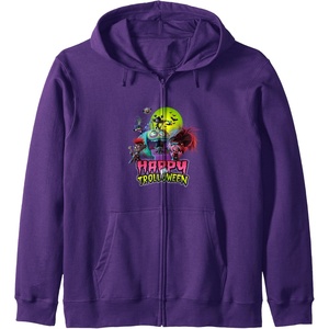 image:imageTrolls World Tour  Happy Trolloween Zip HoodiePurple