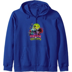 image:imageTrolls World Tour  Happy Trolloween Zip HoodieRoyal Blue