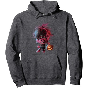 image:imageTrolls World Tour  Poppy amp Pumpkin Pullover HoodieDark Heather Grey