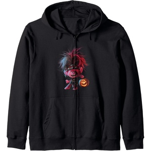 image:imageTrolls World Tour  Poppy amp Pumpkin Zip HoodieBlack