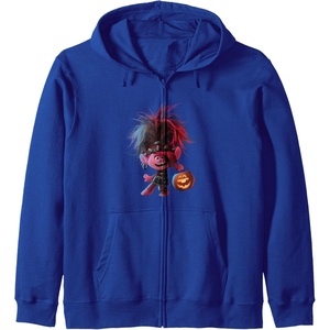 image:imageTrolls World Tour  Poppy amp Pumpkin Zip HoodieRoyal Blue