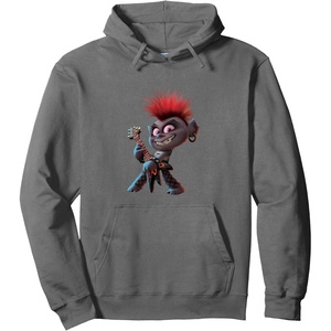 image:imageTrolls World Tour  Queen Barb Pullover HoodieAsphalt Grey