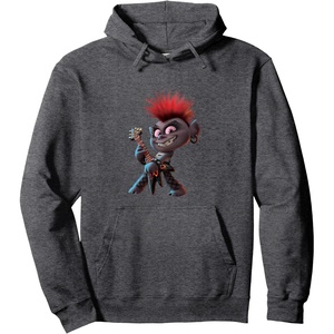 image:imageTrolls World Tour  Queen Barb Pullover HoodieDark Heather Grey