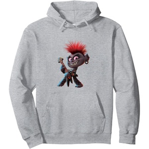 image:imageTrolls World Tour  Queen Barb Pullover HoodieHeather Grey