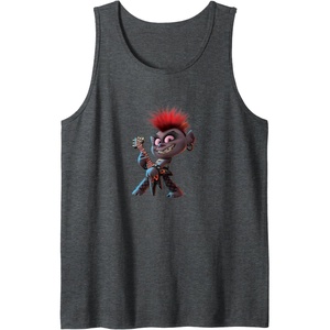 image:imageTrolls World Tour  Queen Barb Tank TopDark Heather Grey