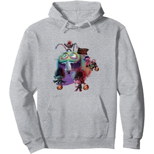 image:imageTrolls World Tour  Trolls World Tour  Troll Or Treat Pullover HoodieHeather Grey