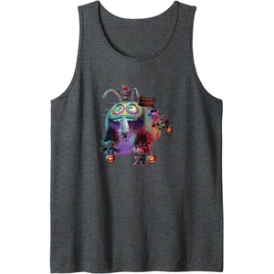 image:imageTrolls World Tour  Trolls World Tour  Troll Or Treat Tank TopDark Heather Grey