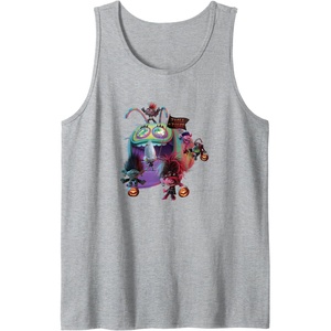 image:imageTrolls World Tour  Trolls World Tour  Troll Or Treat Tank TopHeather Grey