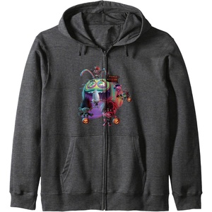 image:imageTrolls World Tour  Trolls World Tour  Troll Or Treat Zip HoodieDark Heather Grey