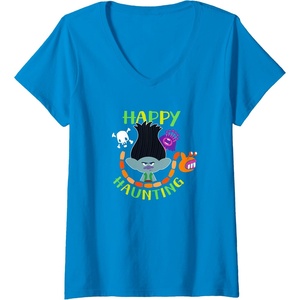 image:imageWomens Trolls Happy Haunting VNeck TShirtSapphire Blue