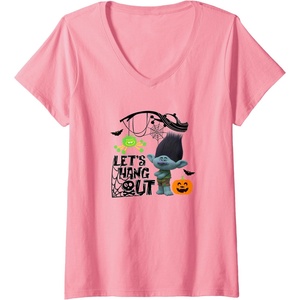 image:imageWomens Trolls Lets Hang Out VNeck TShirtPink