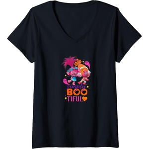 image:imageWomens Trolls Simply Bootiful VNeck TShirtBlack
