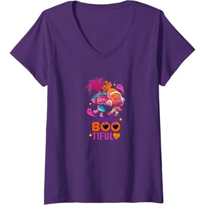 image:imageWomens Trolls Simply Bootiful VNeck TShirtPurple