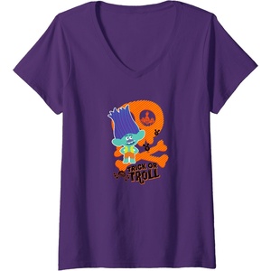 image:imageWomens Trolls Trick Or Troll VNeck TShirtPurple