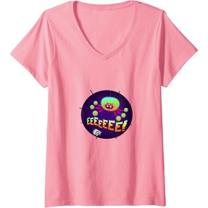 image:imageWomens Trolls World Tour  EEEEE VNeck TShirtPink