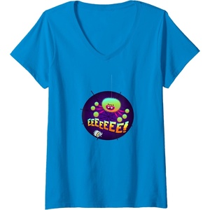 image:imageWomens Trolls World Tour  EEEEE VNeck TShirtSapphire Blue