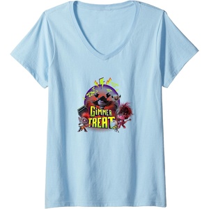 image:imageWomens Trolls World Tour  Gimme A Treat VNeck TShirtBaby Blue