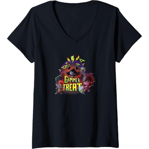 image:imageWomens Trolls World Tour  Gimme A Treat VNeck TShirtBlack